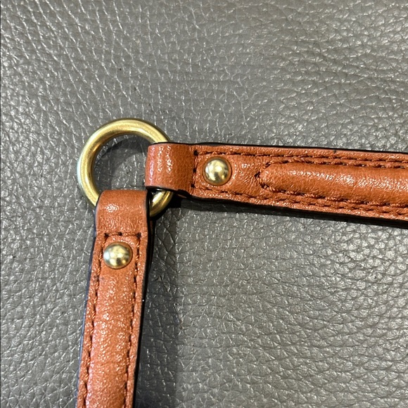 Coach Tan Leather Bag Strap Swivel Clasp NWOT project or hardware, plastic on - Picture 9 of 10